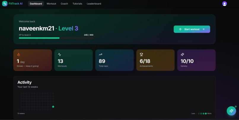 FitTrack AI – screenshot 5