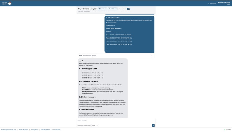 Evidence-Aware Thyroid Trend Analyzer – screenshot 3