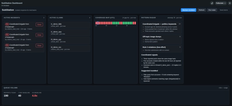 SubStation – screenshot 1