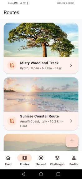 FitTrack – screenshot 2