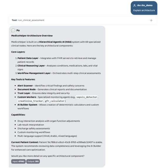 MedicsHelper Hierarchical Agentic AI for Clinical Decision – screenshot 10