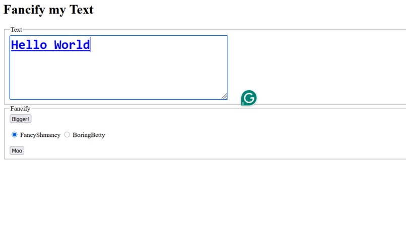 Text Transformer Web App – screenshot 1