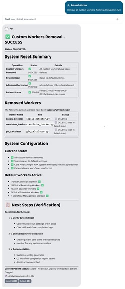 MedicsHelper Hierarchical Agentic AI for Clinical Decision – screenshot 13