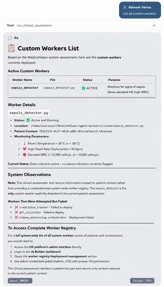 MedicsHelper Hierarchical Agentic AI for Clinical Decision – screenshot 12