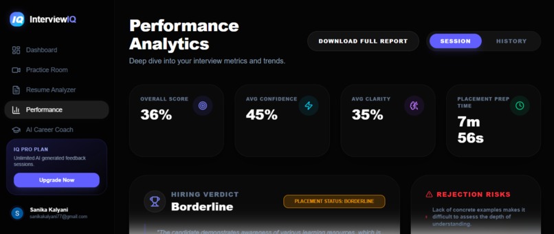InterviewIQ- AI-Powered Placement Interview Simulator – screenshot 8
