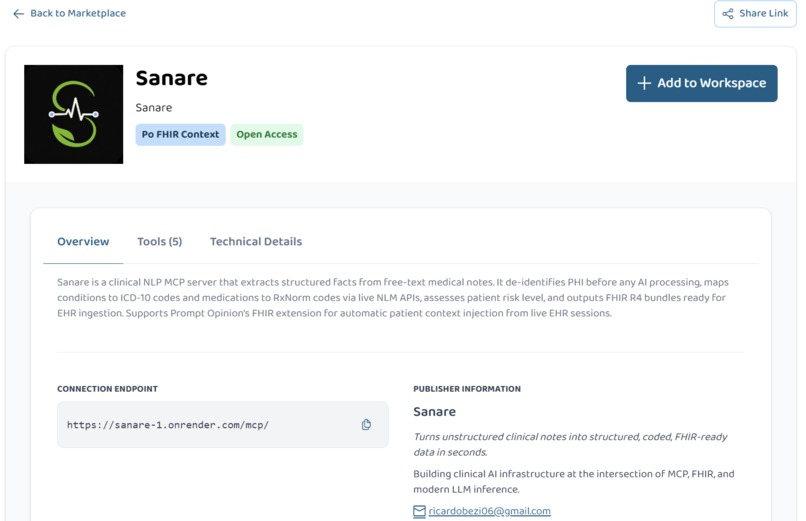 Sanare – screenshot 1