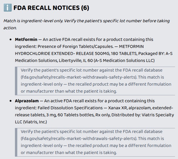 Polypharmacy Safety Checker – screenshot 5