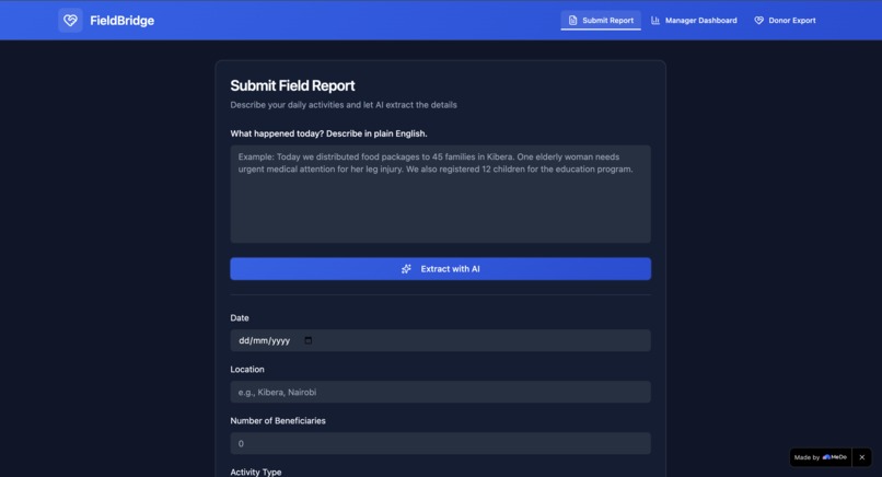 FieldBridge – screenshot 1