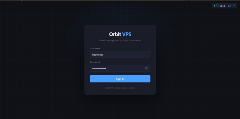 Orbit VPS – screenshot 3