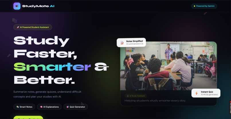 StudyMate AI – screenshot 1