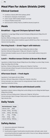 NutriPlan - Clinical Nutrition AI Agent System – screenshot 5