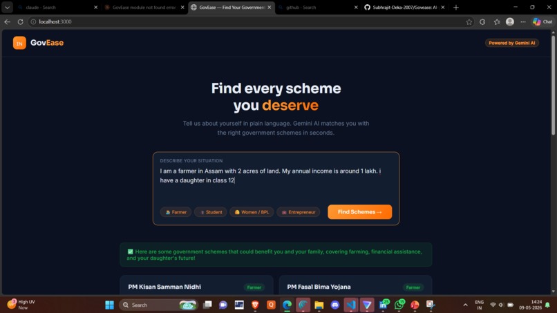 Govease – screenshot 1