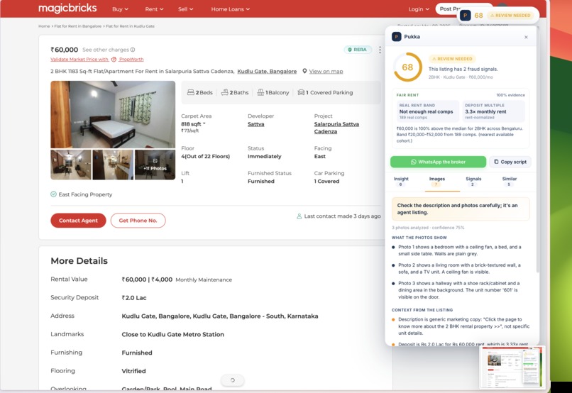 Pukka - It is a second-opinion tool for Bengaluru renters. – screenshot 8