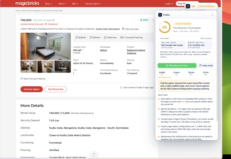 Pukka - It is a second-opinion tool for Bengaluru renters. – screenshot 9