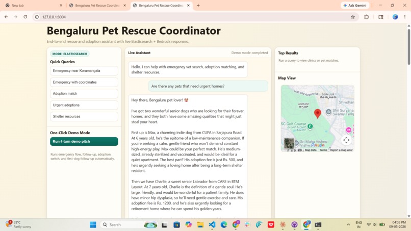 AI Pet Rescue and Adoption Co Ordinator – screenshot 5