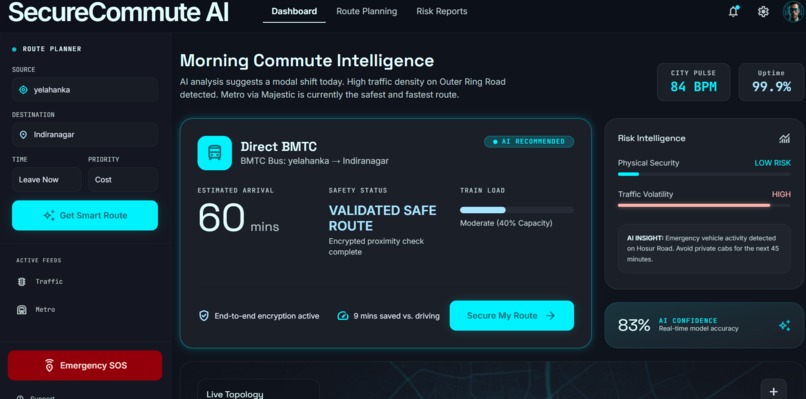 Secure-commute – screenshot 1