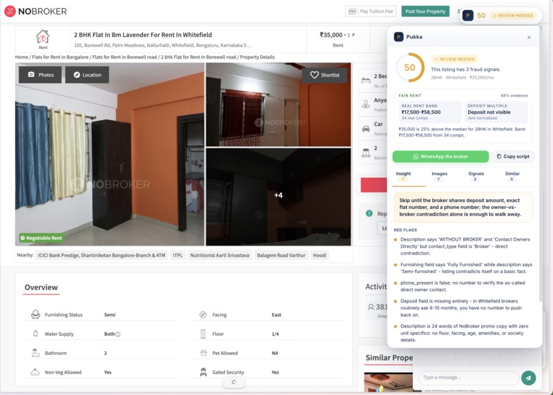 Pukka - It is a second-opinion tool for Bengaluru renters. – screenshot 2