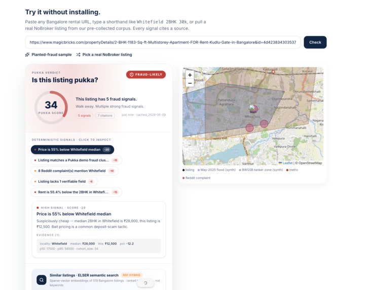 Pukka - It is a second-opinion tool for Bengaluru renters. – screenshot 5