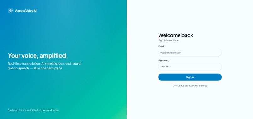 AccessVoice AI – screenshot 3