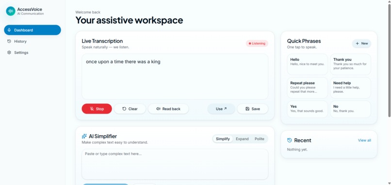 AccessVoice AI – screenshot 5