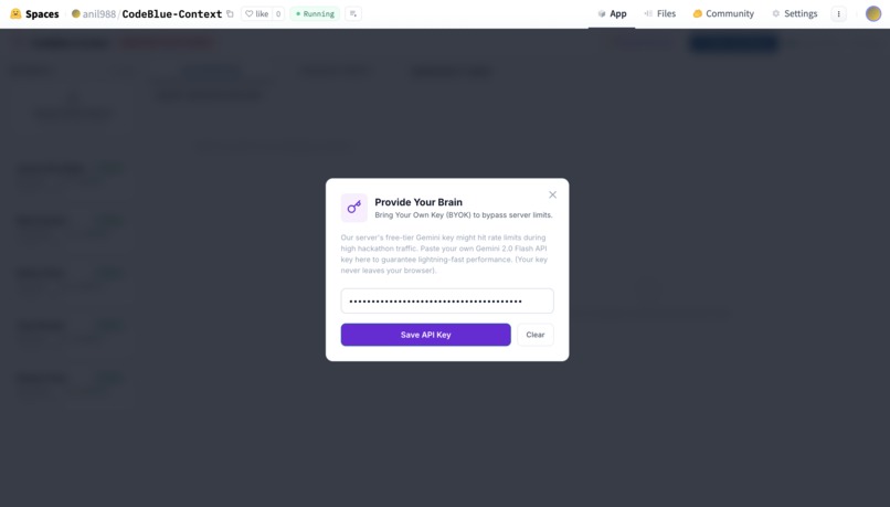 CodeBlue Context – screenshot 3