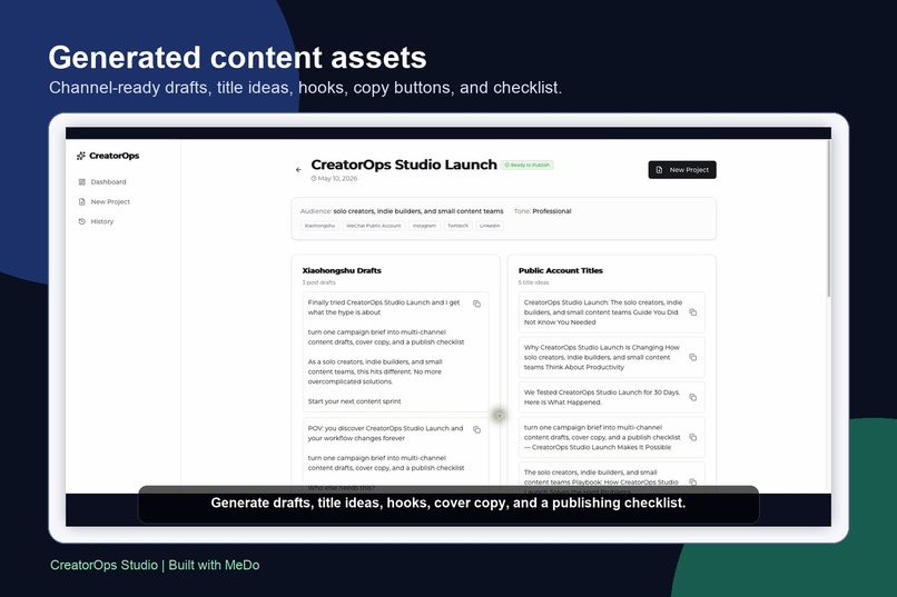 CreatorOps Studio – screenshot 3