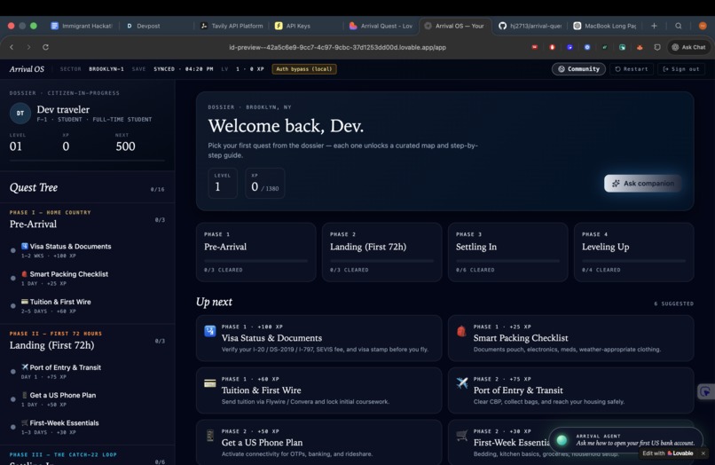 Arrival Quest – screenshot 1