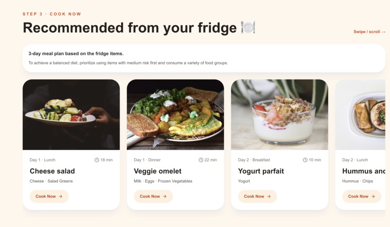 FridgeFlow – screenshot 2