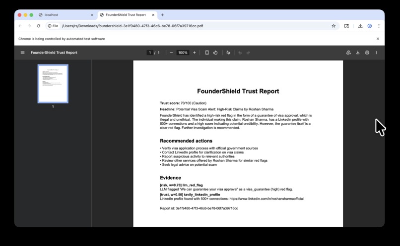 Founder Shield AI – screenshot 1