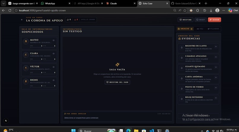 ECHO CASE – screenshot 2