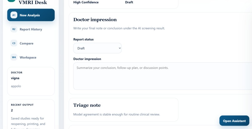 MRI Brain Disease Detection App – screenshot 1