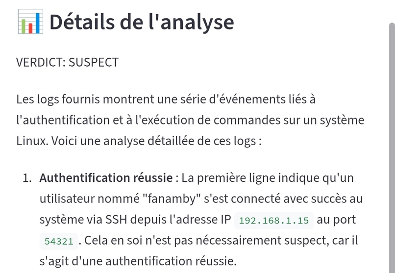 Analyseur Logs intelligent  – screenshot 2