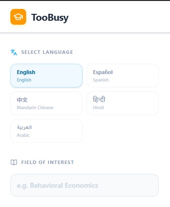 TooBusy – screenshot 1