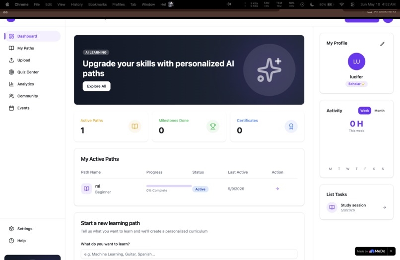 NexusLearn – screenshot 2
