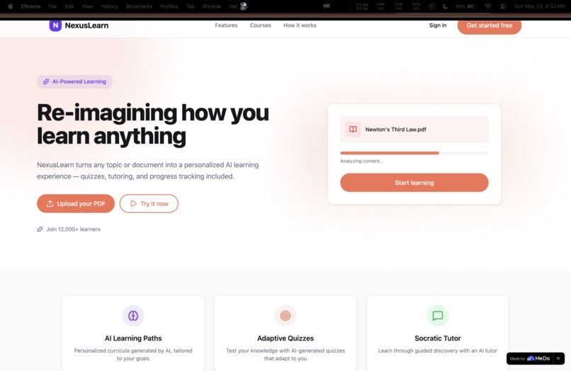 NexusLearn – screenshot 1