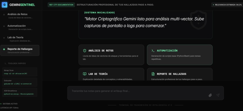 GEMINISENTINEL – screenshot 2
