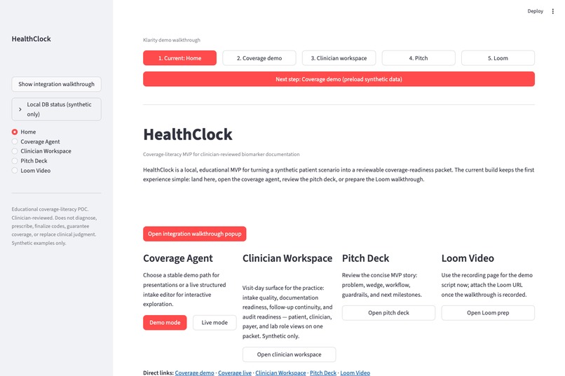 HealthClock – screenshot 3