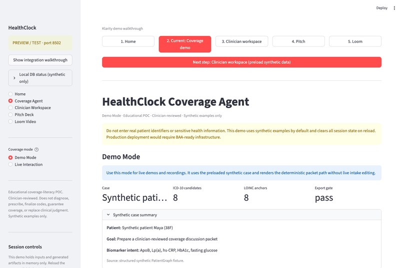 HealthClock – screenshot 4