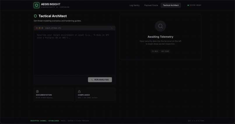 aegis insight  – screenshot 2