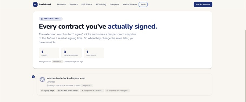 SaasGaurd – screenshot 1