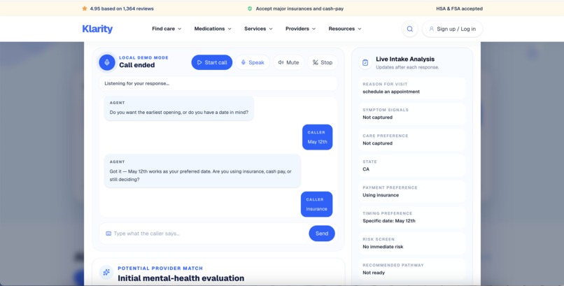 Voice AI Concierge – screenshot 2