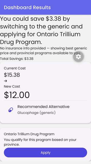 Benefit Bot – screenshot 2