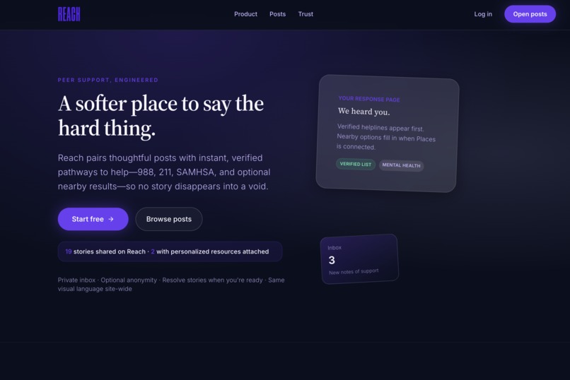 Reach – screenshot 1