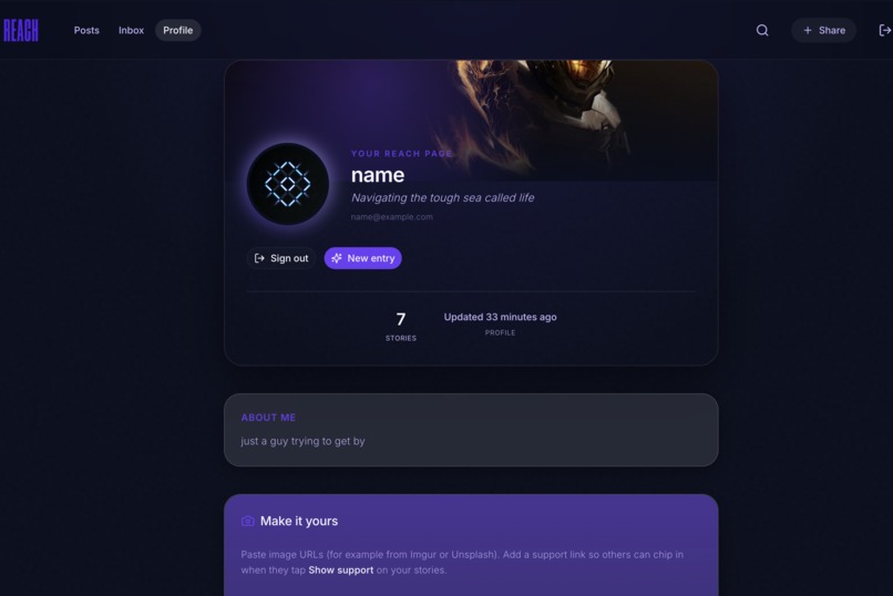 Reach – screenshot 2