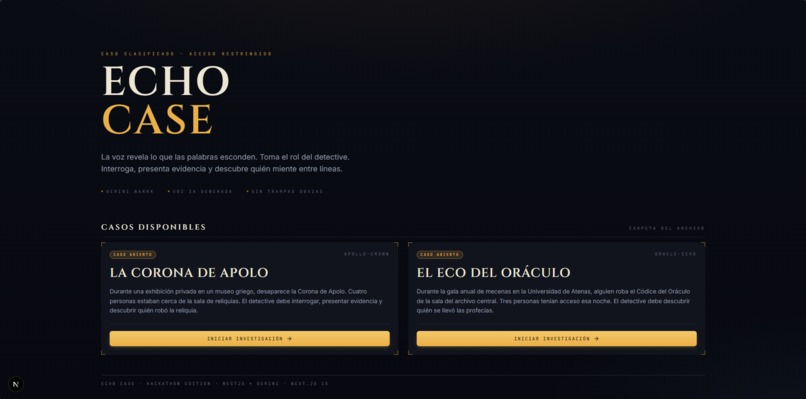 ECHO CASE – screenshot 1