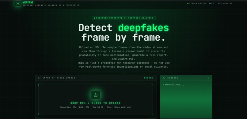 VERITAS – screenshot 1