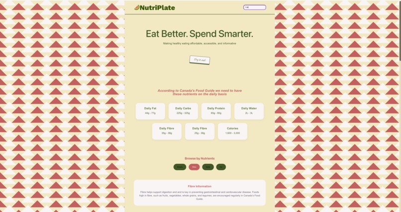NutriPlate – screenshot 1