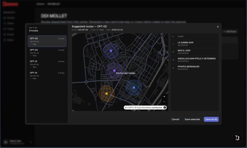 SmartTruck: AI-Powered Delivery Route Optimizer – screenshot 1