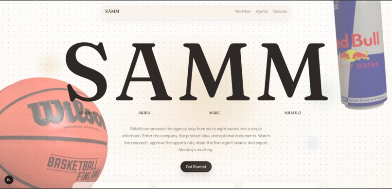 SAMM – screenshot 1
