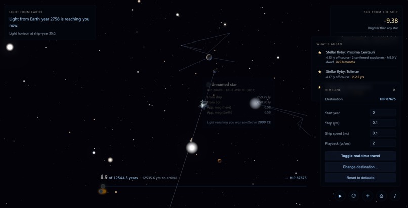Voyage – screenshot 1